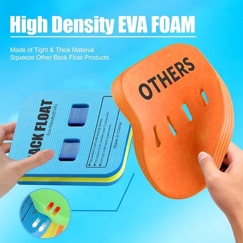 Back Float Kids Swim Belt Bubble, Adjustable 3-Layer Buoyancy Thicken Split Foam Floats, Safety Swim Training Board for Children Toddlers Swimming Beginners Pool Water Lessons Equipment in Kuwait