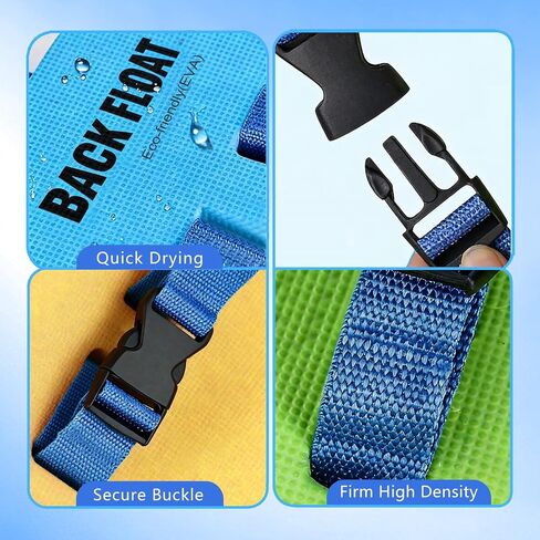 Back Float Kids Swim Belt Bubble, Adjustable 3-Layer Buoyancy Thicken Split Foam Floats, Safety Swim Training Board for Children Toddlers Swimming Beginners Pool Water Lessons Equipment in Kuwait