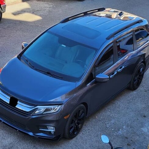 2Pcs Black Aluminum Cross Bar Crossbar Fits for 2018-2025 Honda Odyssey in Kuwait