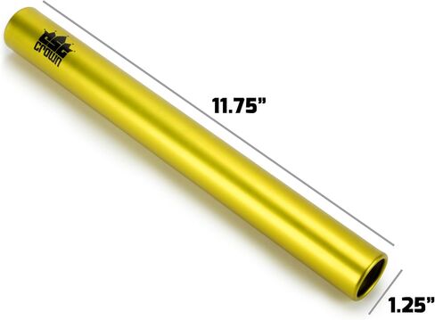 Crown Sporting Goods Standard Junior-Size Aluminum Track & Field Relay Batons-Set of 8 Assorted Colors in Kuwait