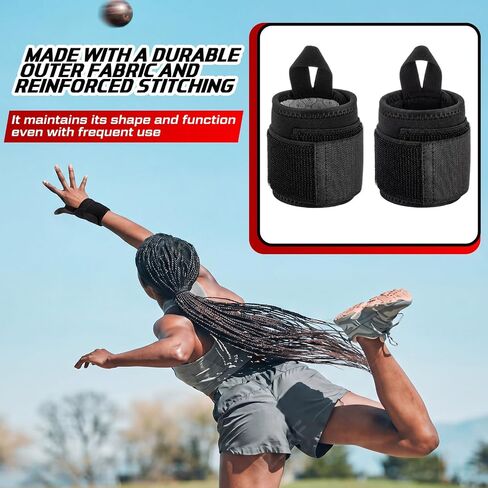 Blueweenly Shot Put المعصم التفاف التدريب المعصم التفاف المعصم لمط النار وضع معصمه مع قماش تيري داخلي ناعم للرجال والنساء ممارسة المنافسة in Saudi Arabia