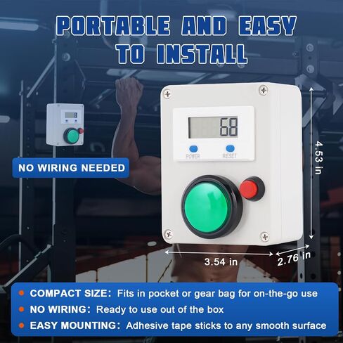 JIAWANSHUN LED Digital Up Down Counter,5-Digit Push Button Counter with Reset & Pause,Auto Off&Data Storage,Digital Lap Counter for Swim Lap Tracker,Gym Training & Softball Training in Kuwait