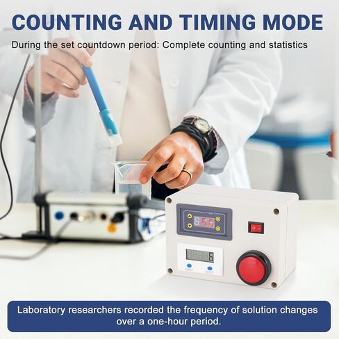 Countdown Tally Counter 0-99999 Counts 0.01s-999min,USB Powered Timer Counter Compatible with Power Bank,Large Red Button for Timed Drills, Sports Training & Production Line Speed Checks in Kuwait