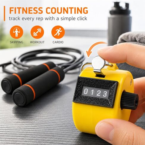 Counter,3 Pcs Handheld Clicker Counters,4-Digit Number Clicker Counter,for Coaching, Knitting, People, Lap, Fishing,Office,Golf, Toddler & Fidget in Kuwait