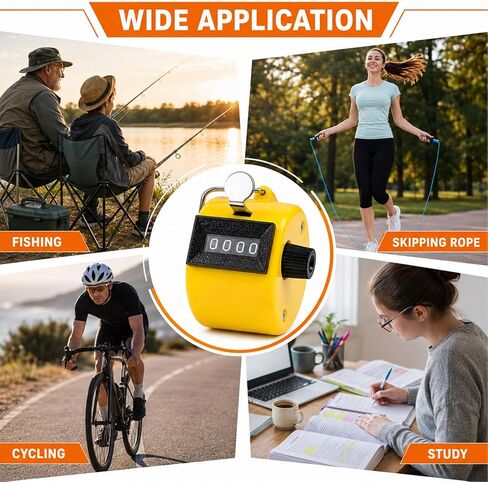 Counter,3 Pcs Handheld Clicker Counters,4-Digit Number Clicker Counter,for Coaching, Knitting, People, Lap, Fishing,Office,Golf, Toddler & Fidget in Kuwait