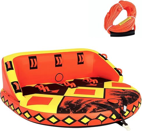 أنبوب SMOOL قابل للقطر للقوارب، أنبوب قارب قابل للنفخ 1-4 راكب مع غطاء نايلون 840D شديد التحمل، 0.7 مم + مثانة PVC عالية المرونة وحبل سحب من النايلون متضمن in Kuwait