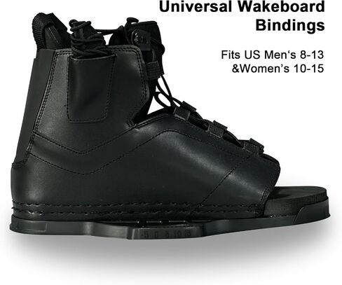 Universal Wakeboard Bindings, Adjustable, Mesh Liner & Ankle Support, US 9-12 in Kuwait