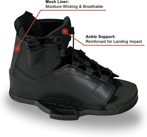 Universal Wakeboard Bindings, Adjustable, Mesh Liner & Ankle Support, US 9-12 in Kuwait