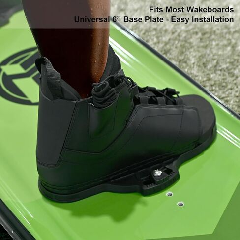 Universal Wakeboard Bindings, Adjustable, Mesh Liner & Ankle Support, US 9-12 in Kuwait