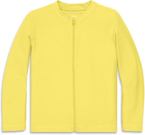 Primary Kids Long Sleeve Full-Zip Rash Guard, Swim Shirt, UPF 50+, Made with Recycled Materials in Saudi Arabia