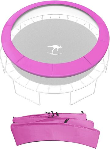 Kangaroo Hoppers Universal 12/14/15FT Trampoline Repalcement Safety Pad?Waterproof Surround Spring Foam Cover for Round Frame in Saudi Arabia