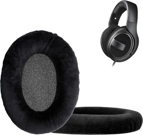 وسادة أذن kwmobile 2X متوافقة مع Sennheiser HD 559/569 / 599 - وسادة أذن قطيفة بديلة لسماعات الرأس - بني in Kuwait