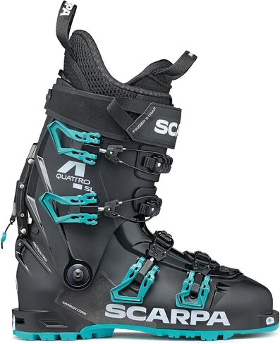 حذاء SCARPA النسائي 4-Quattro SL 100 Flex Freeride Alpine Touring للتزلج مع GripWalk للتزلج في الريف والتزلج على المنحدرات in Kuwait