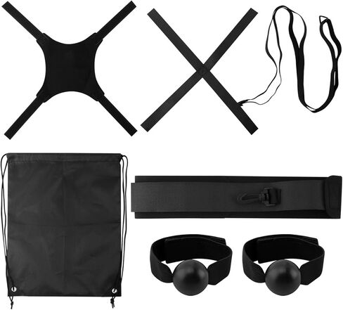 Volleyball Training Equipment Aid, Professional Training Rebounder Set, Adjustable Solo Volleyball Trainer to Practice Serve, Spike, Set and Pass, Perfect for Beginners & Pro in Kuwait