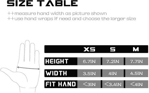 MMA Gloves for Kids Punching Bag Boxing Sparring Grappling, Half Finger with Thick Padding Long Wrist Wrap in Kuwait