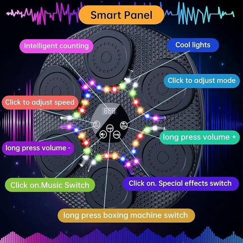 Smart Music Boxing Machine with Gloves, Fun Boxing Game Gift for Kids and Adults in Kuwait