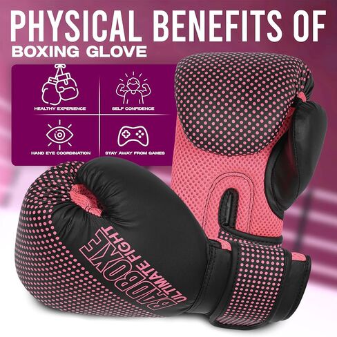 Kids Boxing Gloves 6oz | Youth Boxing Gloves for Kickboxing, Muay Thai, MMA | Children's Bag Gloves for Punching Bag in Saudi Arabia