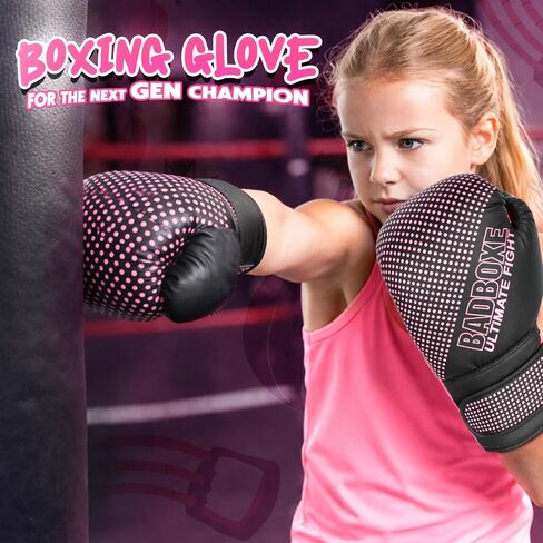 Kids Boxing Gloves 6oz | Youth Boxing Gloves for Kickboxing, Muay Thai, MMA | Children's Bag Gloves for Punching Bag in Saudi Arabia