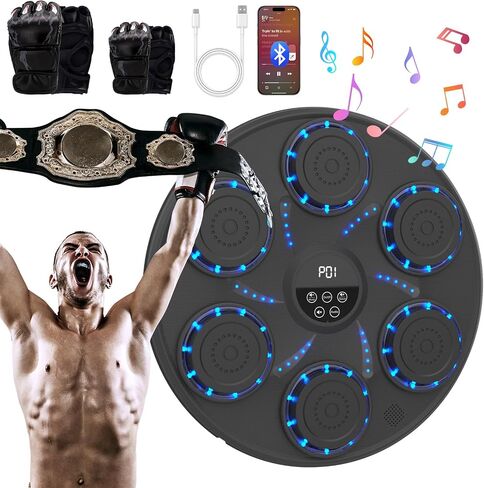 Smart Music Boxing Machine with Gloves, Fun Boxing Game Gift for Kids and Adults in Kuwait