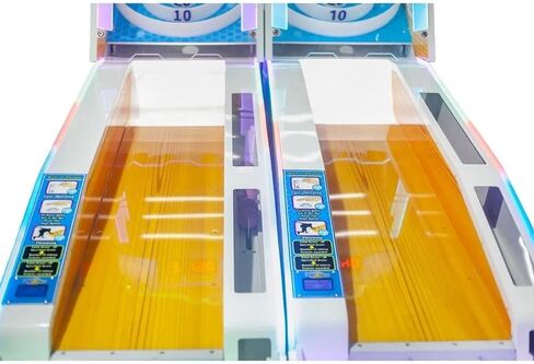آلة البولينج التجارية من CREATIVE ARCADES Alley Masters مع أضواء LED نيون - لعبة أركيد تعمل بقطع النقود المعدنية، استرداد التذاكر، ممرات متعددة اللاعبين قابلة للربط، شديدة التحمل in Kuwait