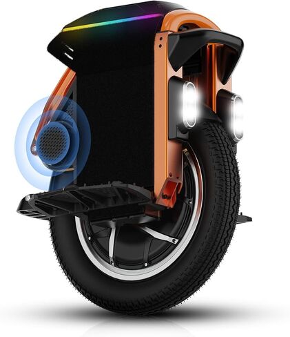KINGSONG S16Pro Electric Unicycle One Wheel Self Balancing Unicycle for Adults, 25 MPH Top Speed & 35° Climbing, Smart Self-Balancing Commuter Electric, with App Control (Orange) in Kuwait