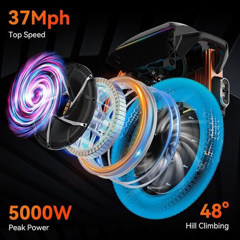 KINGSONG S16Pro Electric Unicycle One Wheel Self Balancing Unicycle for Adults, 25 MPH Top Speed & 35° Climbing, Smart Self-Balancing Commuter Electric, with App Control (Orange) in Kuwait