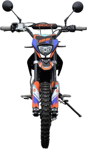 NICOT 125X 125cc EFI الدراجة الترابية المحقونة بالوقود - رائعة للراكبين بعمر 16 عامًا فما فوق، عجلات 17/14 بوصة، موتوكروس على الطرق الوعرة رباعي الأشواط مع ناقل حركة يدوي 4 سرعات، إطار متين وقوة تهيمن على المسار in Saudi Arabia