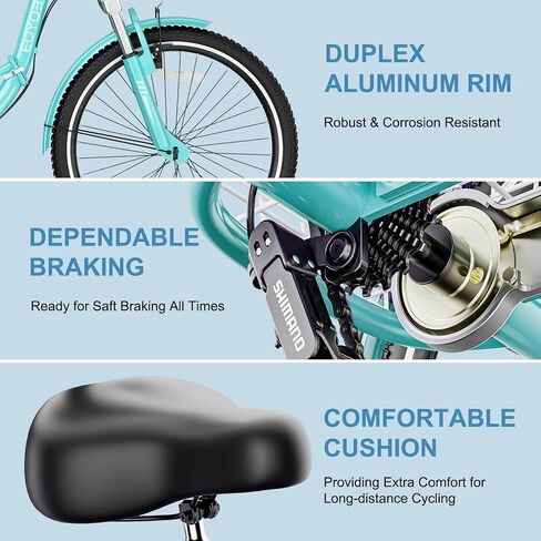 NAIZEA Folding Adult Tricycle - 7 Speed 20/24/26 Inch Folding Tricycle for Adult, 3 Wheel Bike, Foldable Trike with Large Basket/Low-Step Through for Men Women Senior in Kuwait