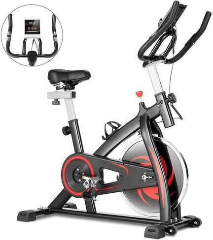 Exercise Bike Carbon Steel Unisex Men and Women Indoor Sunny Health Fitness Cycling Bike Adjustment in Saudi Arabia