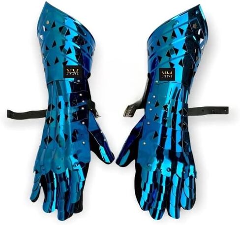 Medieval Knight Armor Gauntlet Functional Finger Armour Cosplay LARP in Kuwait