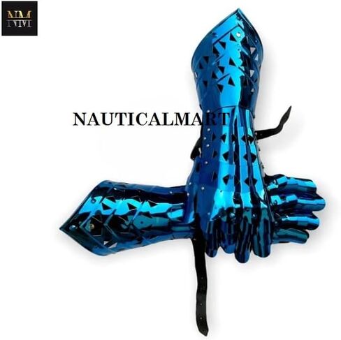 Medieval Knight Armor Gauntlet Functional Finger Armour Cosplay LARP in Kuwait