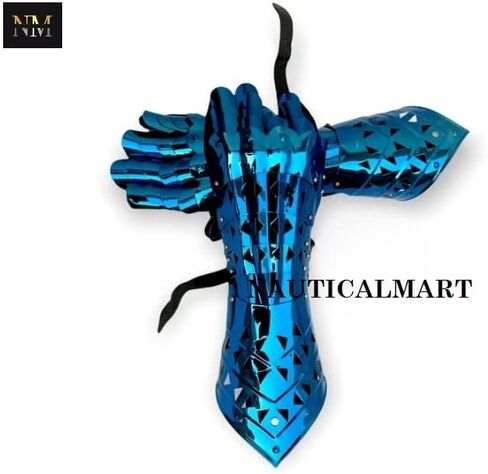 Medieval Knight Armor Gauntlet Functional Finger Armour Cosplay LARP in Kuwait