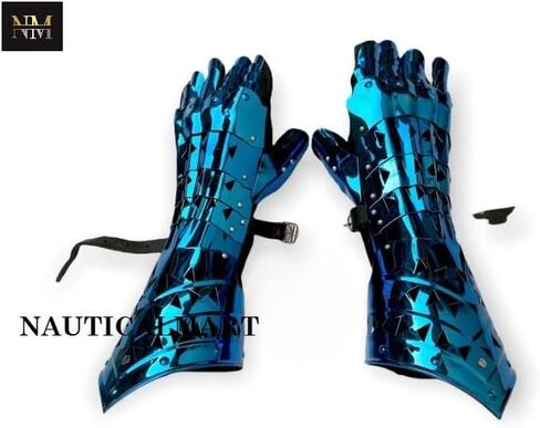 Medieval Knight Armor Gauntlet Functional Finger Armour Cosplay LARP in Kuwait