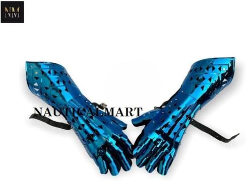 Medieval Knight Armor Gauntlet Functional Finger Armour Cosplay LARP in Kuwait
