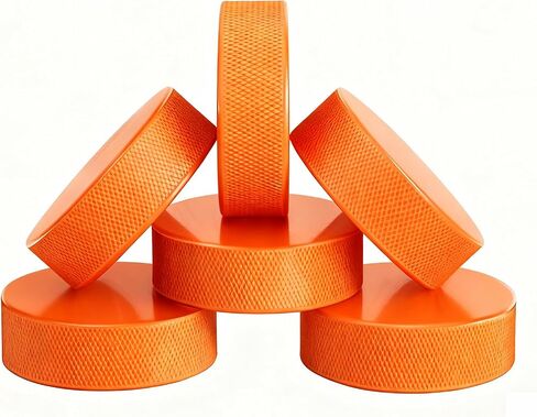 AceFox Heavy Training Ice Hockey Pucks - 10 oz Weight, 3'' Diameter, 1'' Thickness, 6 Pack (Weighted Puck) in Kuwait
