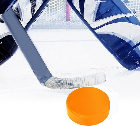 AceFox Heavy Training Ice Hockey Pucks - 10 oz Weight, 3'' Diameter, 1'' Thickness, 6 Pack (Weighted Puck) in Kuwait
