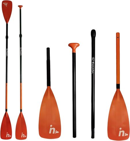 Freein Fiberglass Paddle Board Paddle Effortless Adjustment & Transport Sup Paddle Lever Lock Kayak Paddle in Kuwait