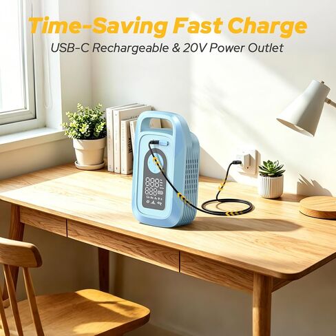 150PSI Electric Paddle Board Pump, 16000mAh Cordless Rechargeable SUP Pump with LED Light, Intelligent Triple Stage Inflation & Deflation, Auto-Off for Stand Up Paddle Boards, Surfing Kite, Tent, Boat in Kuwait