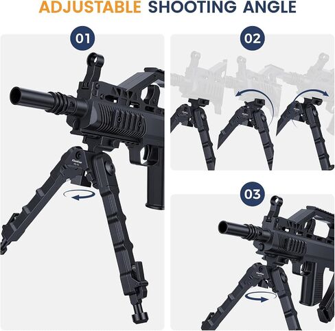 KSL-1S Picatinny Bipod حامل قابل للإمالة قابل للفصل السريع للصيادين والرماية في الهواء الطلق in Kuwait