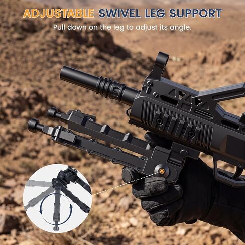 KSL-1S Picatinny Bipod حامل قابل للإمالة قابل للفصل السريع للصيادين والرماية في الهواء الطلق in Kuwait