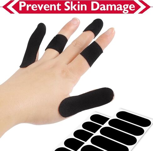 Guirnd Bowling Tape 100 PCS, Black Elastic Bowling Thumb Tape for Bowlers Exercise Sport, Sweat Absorbing Bowling Finger Tape for Women and Men, Finger Tape for Bowlers in Kuwait