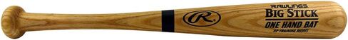 Rawlings | BIG STICK One Hand Training Bat | Baseball / Softball | 22" Pro Grade Ash in Kuwait