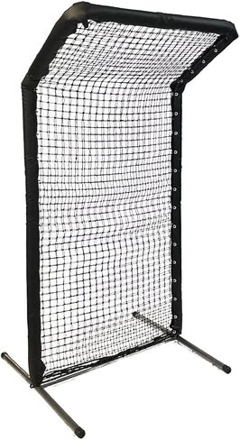 Trigon Sports 8x4 Screen with Overhead Protector and #60 net and Padding in Kuwait