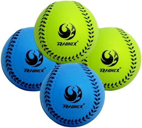 PHINIX 10" Baseball Glove Tee Ball Mitts with 5 Soft Balls in Kuwait