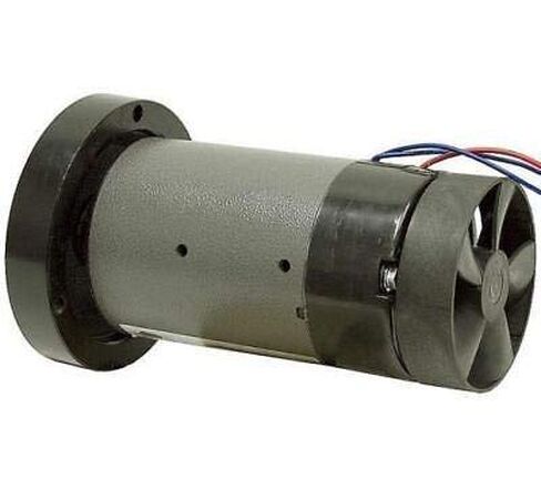 H.F Exchange DC Drive Motor with Flywheel 130VDC, 1865watts, 2.50hp Powerful Duty Permanent Magnet Smooth Operation Easy Replacement Treadmill Motor P/N G020115C Work with Gold's Gym 400 MX in Kuwait