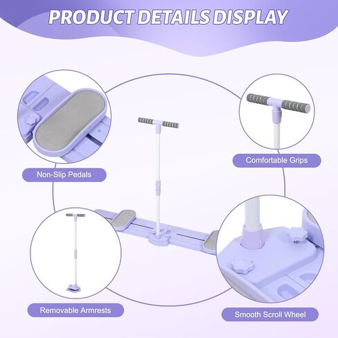 Ski Machine, Portable Skierg Machine, Foldable Leg Exercise Equipment | Full Body Shaping Workout Machine Perfect for Home, Gym, Office, Yard in Kuwait
