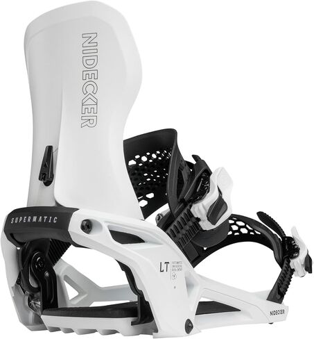 روابط Nidecker LT Supermatic على الجليد - ربط تلقائي مزدوج الإدخال مع دواسة الكعب وملاءمة عالمية in Kuwait