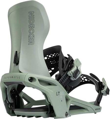 روابط Nidecker LT Supermatic على الجليد - ربط تلقائي مزدوج الإدخال مع دواسة الكعب وملاءمة عالمية in Kuwait