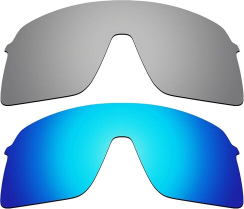 عدسات بديلة مستقطبة من Alphax من التيتانيوم والأزرق الجليدي لنظارات Oakley Sutro Lite OO9463 الرياضية in Kuwait
