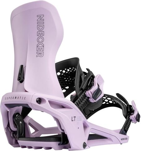 روابط Nidecker LT Supermatic على الجليد - ربط تلقائي مزدوج الإدخال مع دواسة الكعب وملاءمة عالمية in Kuwait